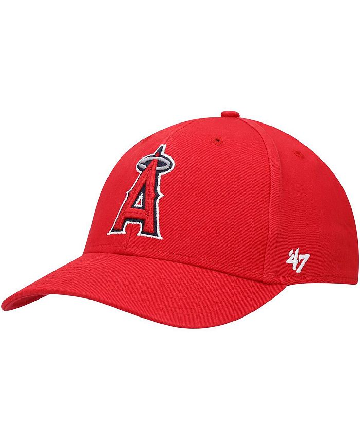 '47 Brand Men's '47 Red Los Angeles Angels Legend Mvp Adjustable Hat ...