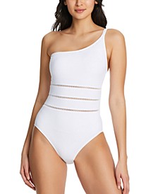 Behind the Seams One-Shoulder One-Piece Swimsuit