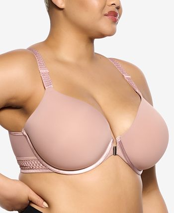 Paramour Women's Body Soft Smoothing Front Close T-Shirt Bra - Macy's