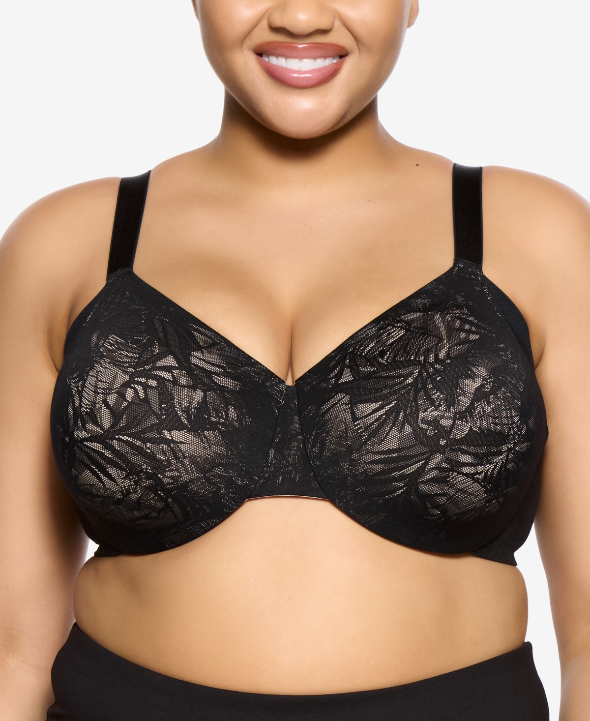 Paramour Women's Jessamine Seamless Side Smoothing Unlined Minimizer In Black