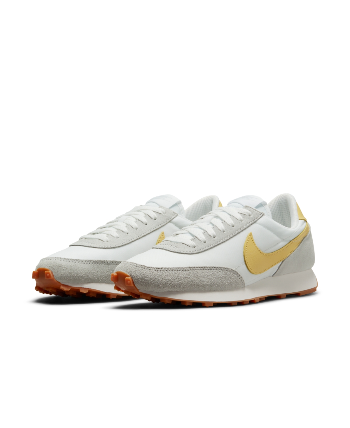 Nike Women's Daybreak Casual Sneakers From Finish Line In White/gray