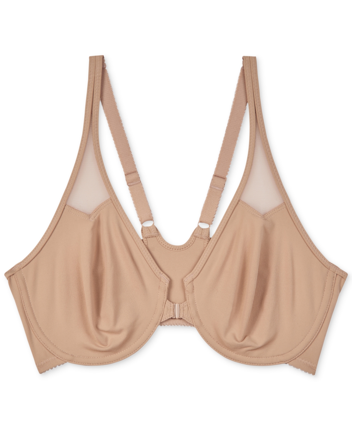 Wacoal Body by Wacoal Racerback Underwire Front Close Bra  - Toast- Nude 01