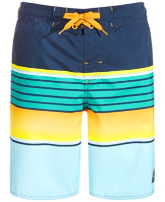 Laguna - Big Boys Stripe-Print Swim Shorts