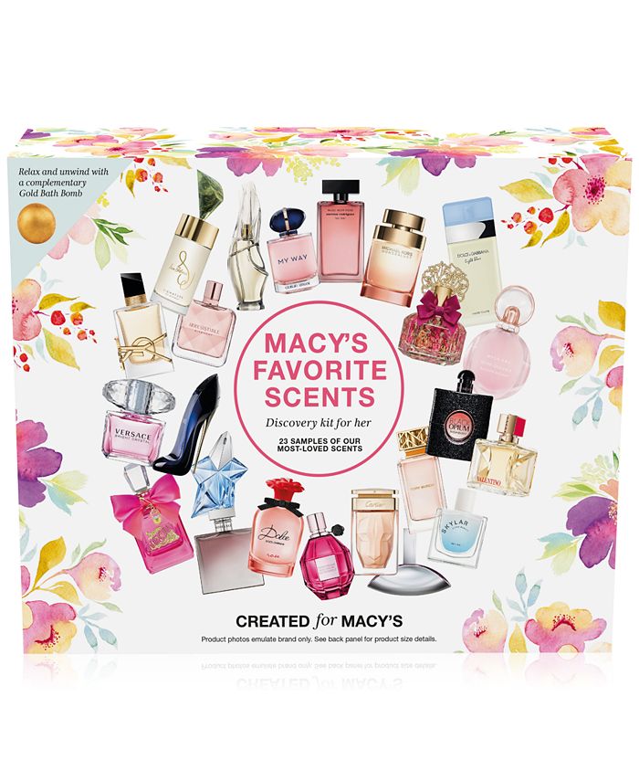 Macy's 24-Pc. Favorite Scents Discovery Set For Her, Created for Macy's ...