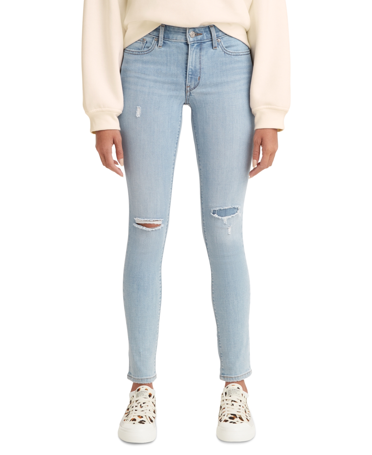 LEVI'S WOMEN'S 711 MID RISE STRETCH SKINNY JEANS