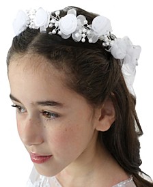 Girls Floral Wreath Headband