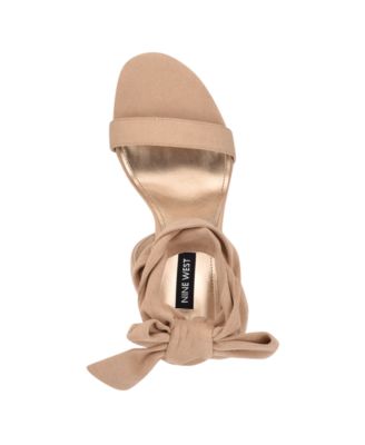 Women's Kelsie Ankle Wrap Sculpted Heel Sandals