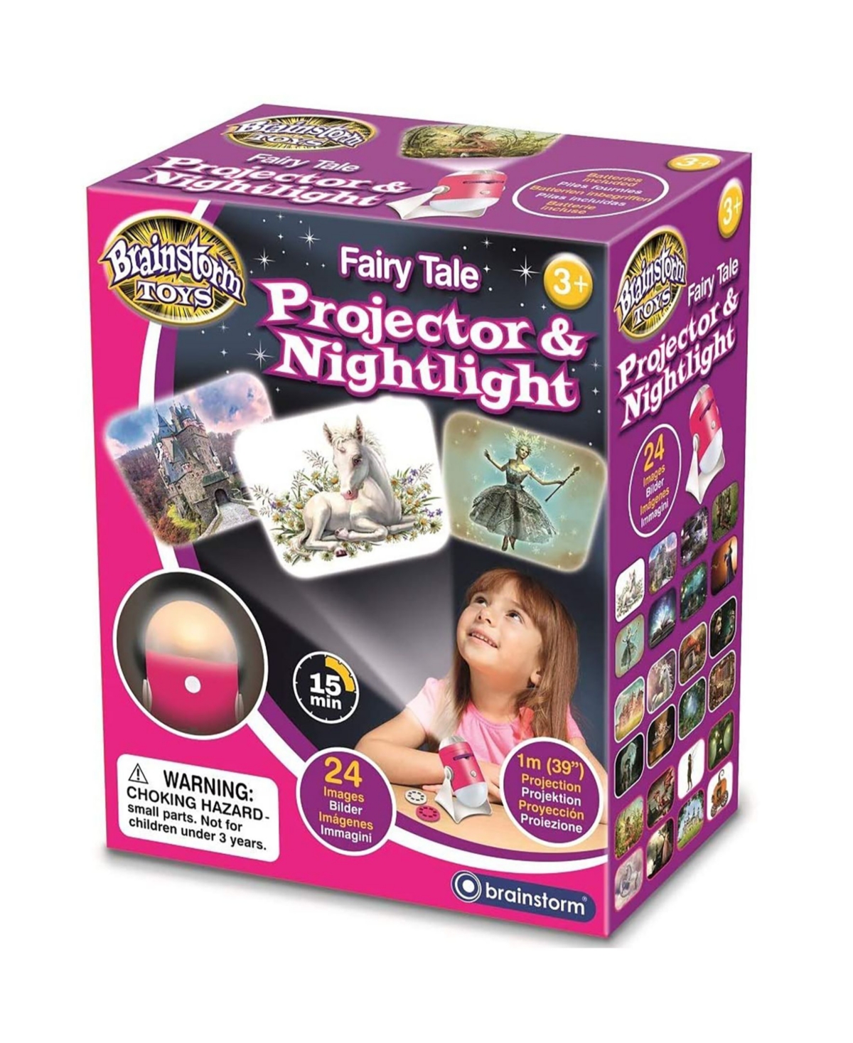 Little Earth Brainstorm Toys Fairytale Flashlight And Nightlight, 27 Piece In Multi