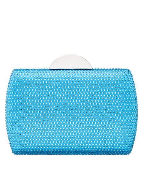 Женские клатчи Nina Crystal Minaudiere, цвет: Синий