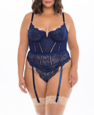  CASOLACE Women's Plus Size Sexy Lace Full Coverage