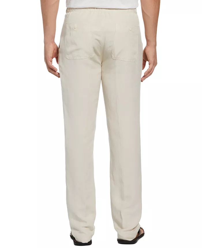 Men's Linen Blend Drawstring Pants - thumbnail 7