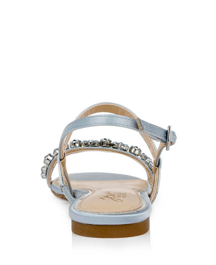 Jewel Badgley Mischka Osmond Flat Dress Sandals & Reviews Evening
