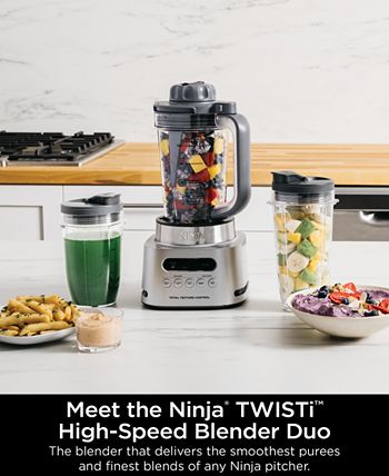 Ninja® TWISTi™, HIGH-SPEED Blender DUO 3 Preset Auto-iQ® Programs, 34 oz.