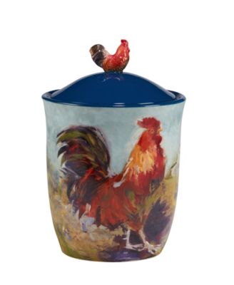 Rooster Meadow Canister Set, 3 Piece