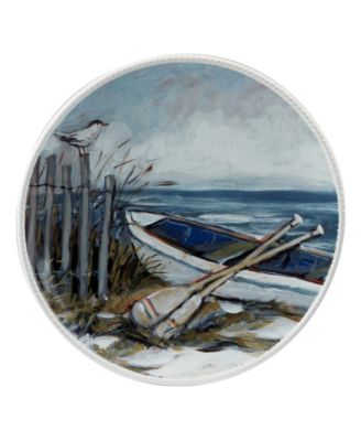 Shorebirds Round Platter