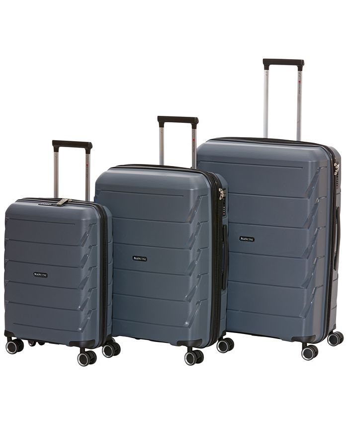 Mancini Melbourne Collection Lightweight Polypropylene Spinner Luggage Set,  3 Piece & Reviews - Luggage Sets - Luggage - Macy's