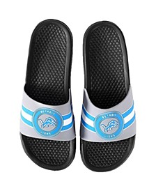 Men's Detroit Lions Logo Slide Sandals
