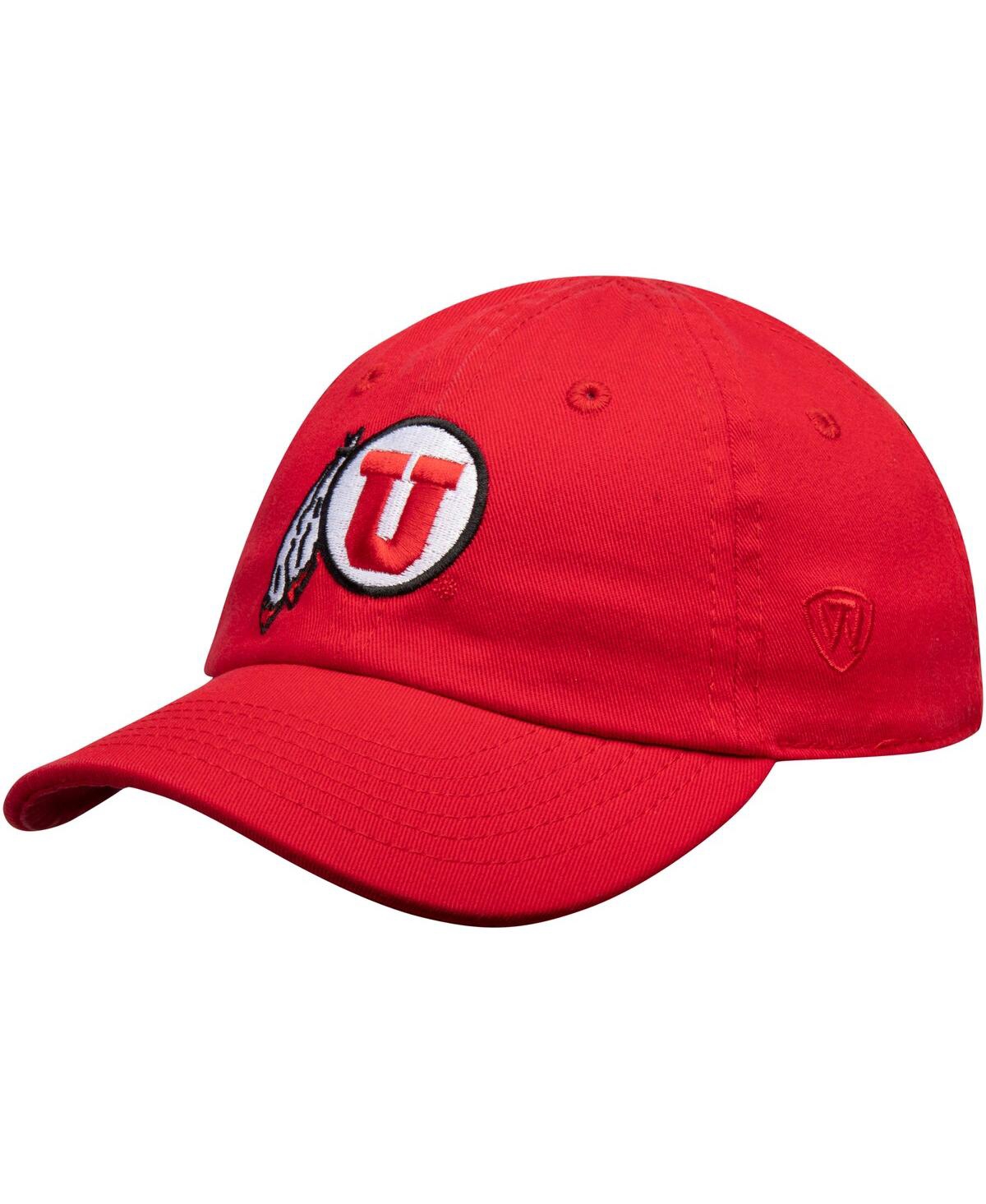 Top Of The World Infant Unisex  Red Utah Utes Mini Me Adjustable Hat