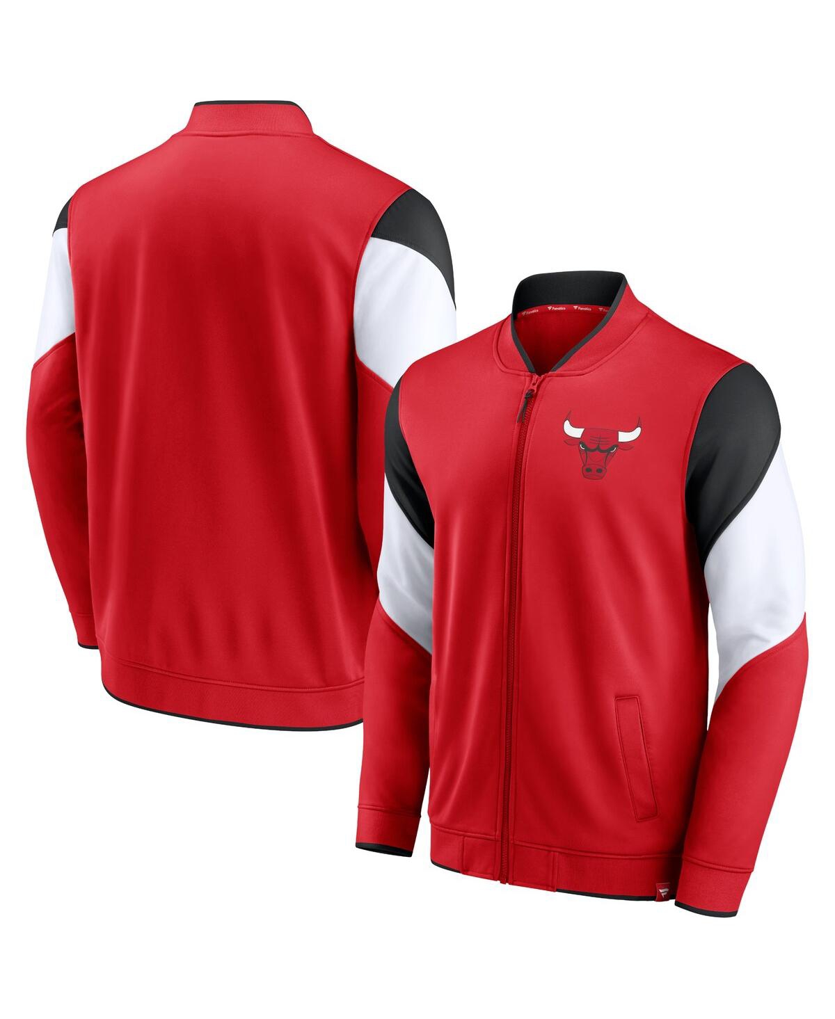 Men's Fanatics Black Chicago Bulls League Best Performance Full-Zip Jacket - Black