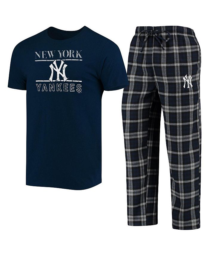 Concepts Sport Men's Navy, Gray New York Yankees Lodge T-shirt and ...
