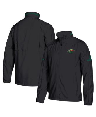 Men's adidas Black Minnesota Wild Rink Full-Zip Jacket - Macy's