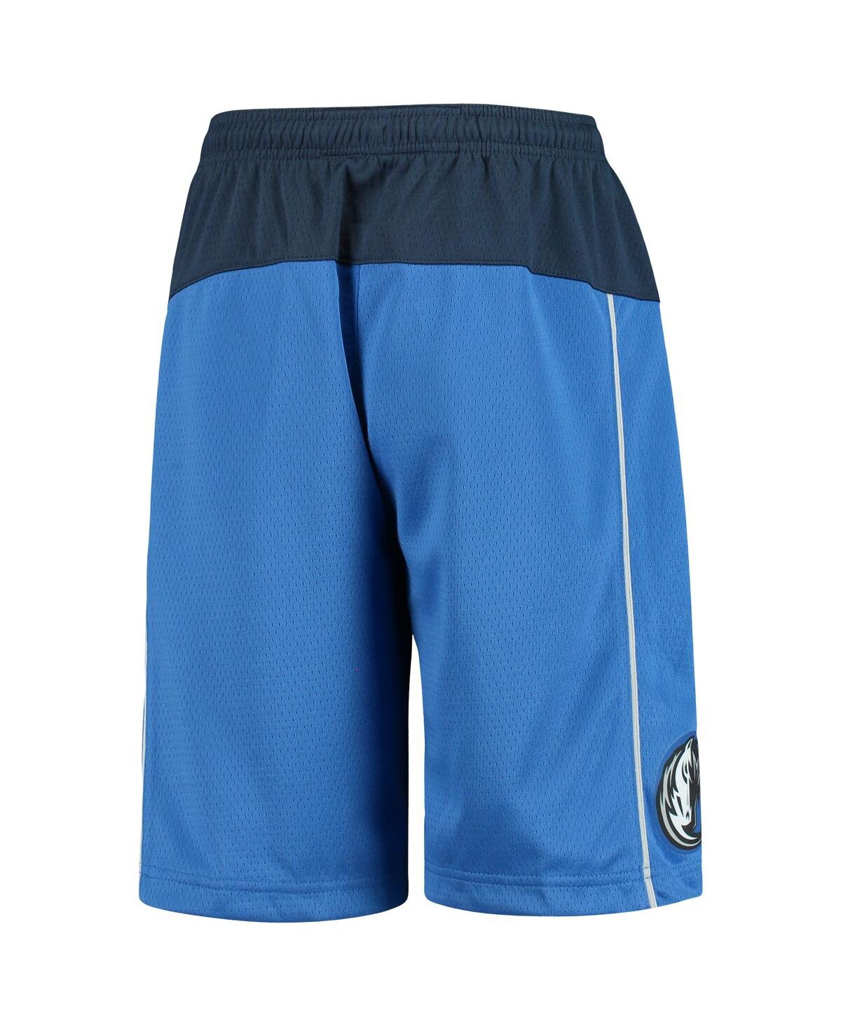 Big Boys NikeDallas Mavericks 2020/21 Swingman Shorts - Icon Edition - Blue