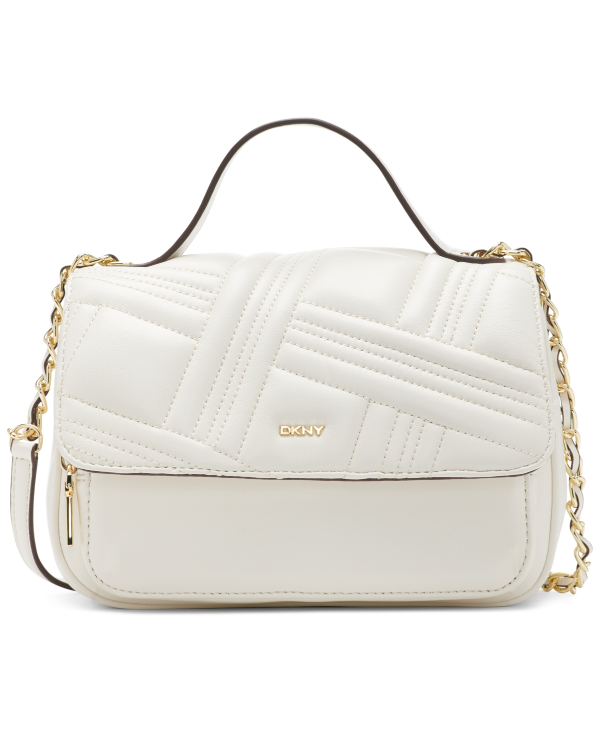 Dkny Asha Small Top Handle Handbag In Ivory ModeSens