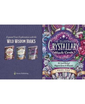 The Illustrated Crystallary Oracle Cards- 36-Card Deck of Magical Gems and Minerals by Maia Toll