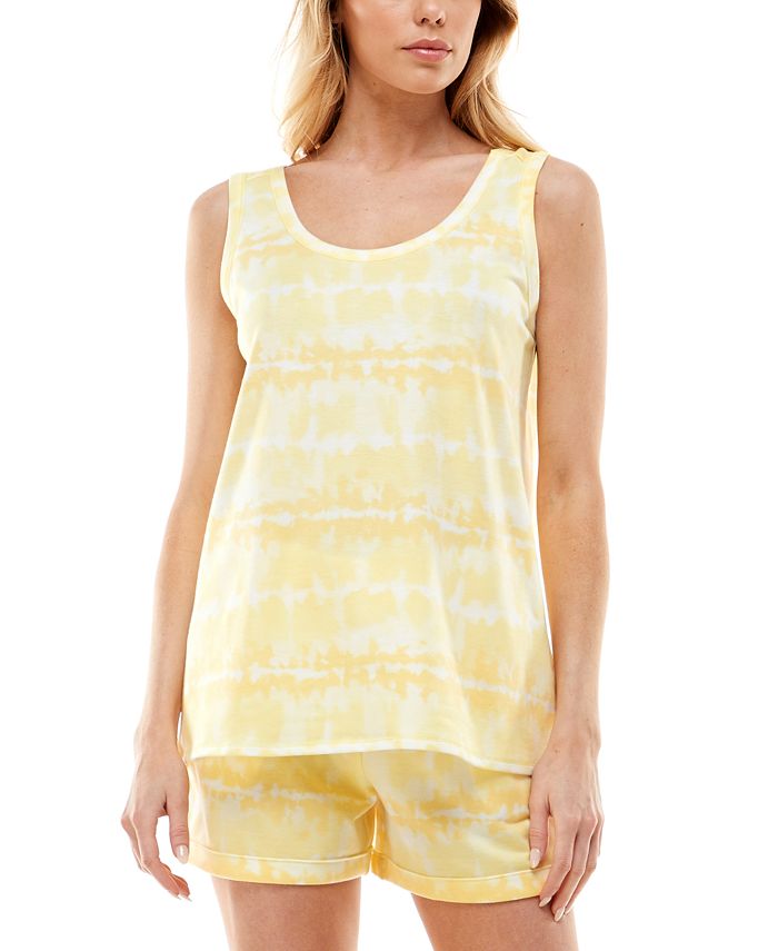 Roudelain Women's Butter Knit Tank & Shorts Sleep Set Macy's