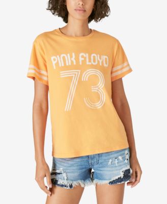 Lucky Brand - Women's Cotton Pink Floyd Varsity T-Shirt