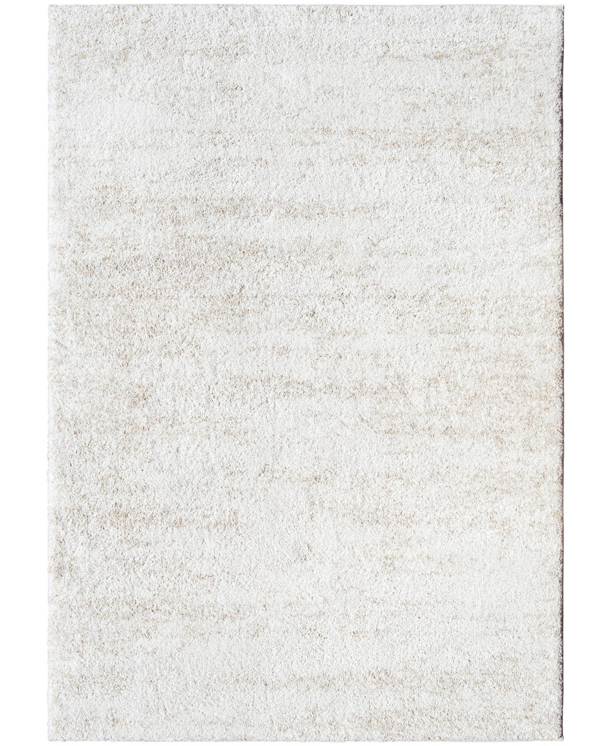 Orian Cloud 19 Solid Mix 6'7in x 9'6in Area Rug - White