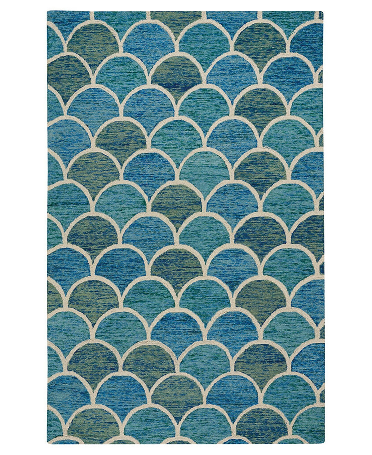 Capel Brass Belly 460 5' x 8' Area Rug - Ocean