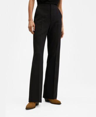 high waisted black work pants