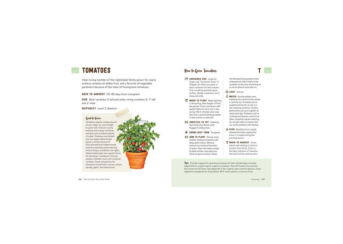 How to Grow Your Own Food - An Illustrated Beginner's Guide to Container Gardening by Angela S. Judd