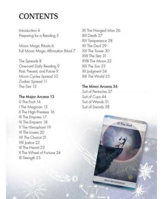 The Moon & Stars Tarot - Includes a full deck of 78 specially commissioned tarot cards and a 64-page illustrated book by Jayne Wallace