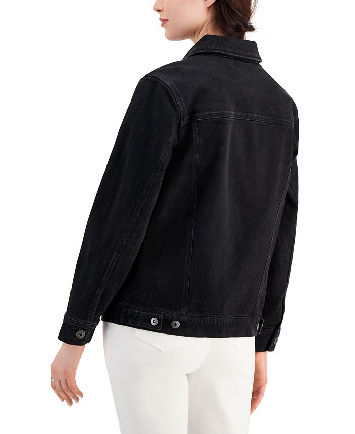 Style & Co Women's Denim Trucker Jacket, Created for Macy's Macy's