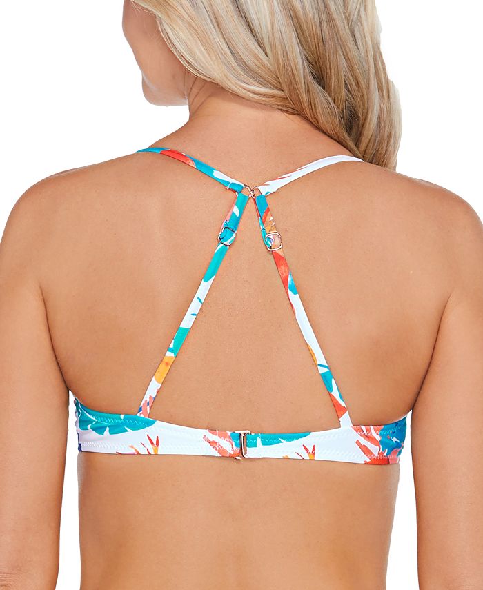 Raisins Juniors' Printed Moonshadow Underwire Bikini Top Macy's
