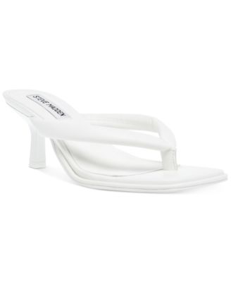 kitten heel thong sandals