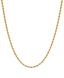 16"-20" Glitter Rope Link Chain Necklace (2mm)