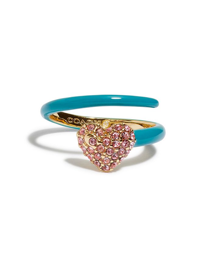 Coach heart new arrivals ring