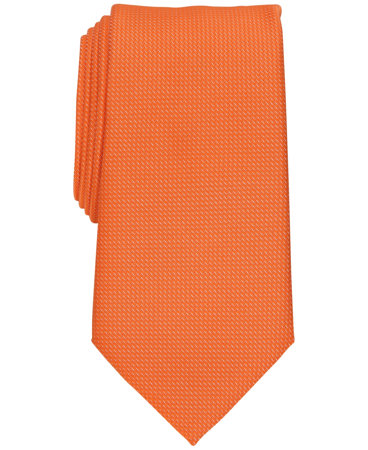 Club Room Men's Kane Pin-dot Tie, Created For Macy's In Orange