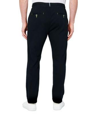 Men's Slim Fit Solid Drawstring Pants