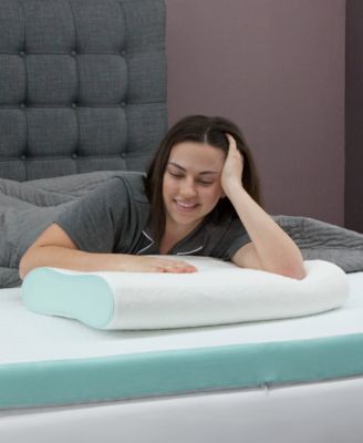 IntelliSLEEP CLOSEOUT! Natural Comfort Contour Memory Foam Pillow, King, Exclusively at Macy’s