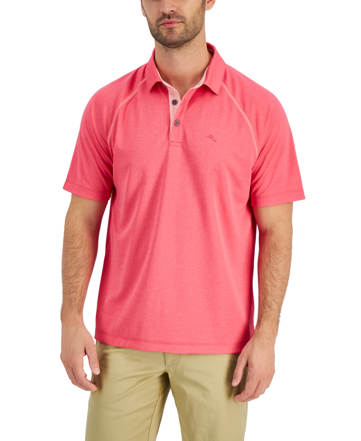 Tommy Bahama Palm Coast Palmera Islandzone Recycled Polyester Polo in Red  for Men