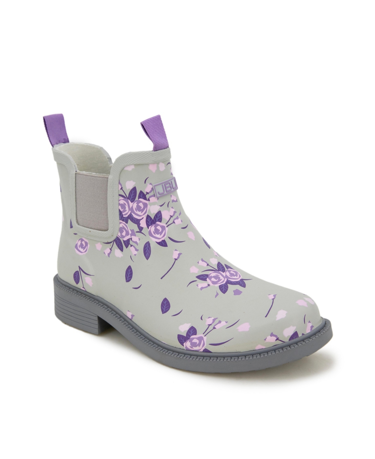 Jbu Women's Chelsea Floral Waterproof Rain Boots Women's Shoes