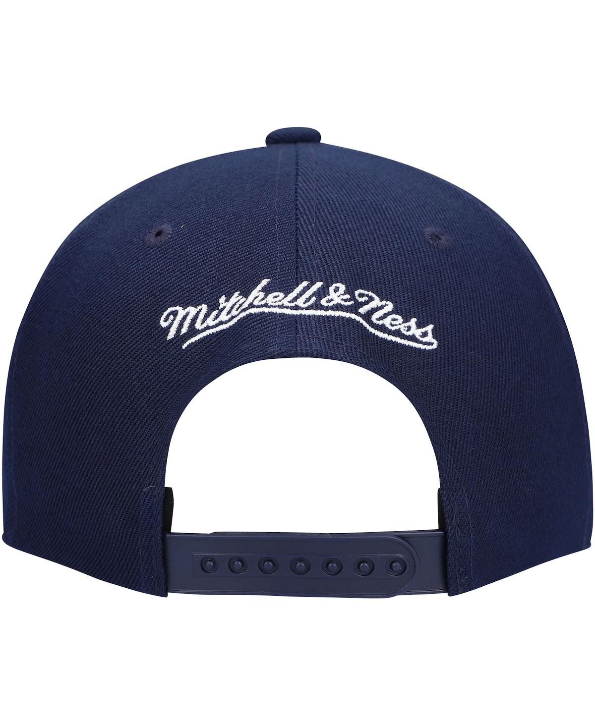 Men's Mitchell & NessNew Jersey Nets Hardwood Classics Swingman Pop Snapback Hat - Blue