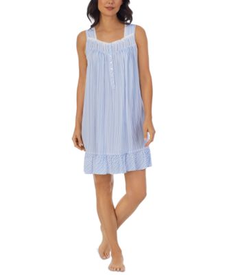 Eileen West - Women's Ruffled-Hem Sleeveless Nightgown