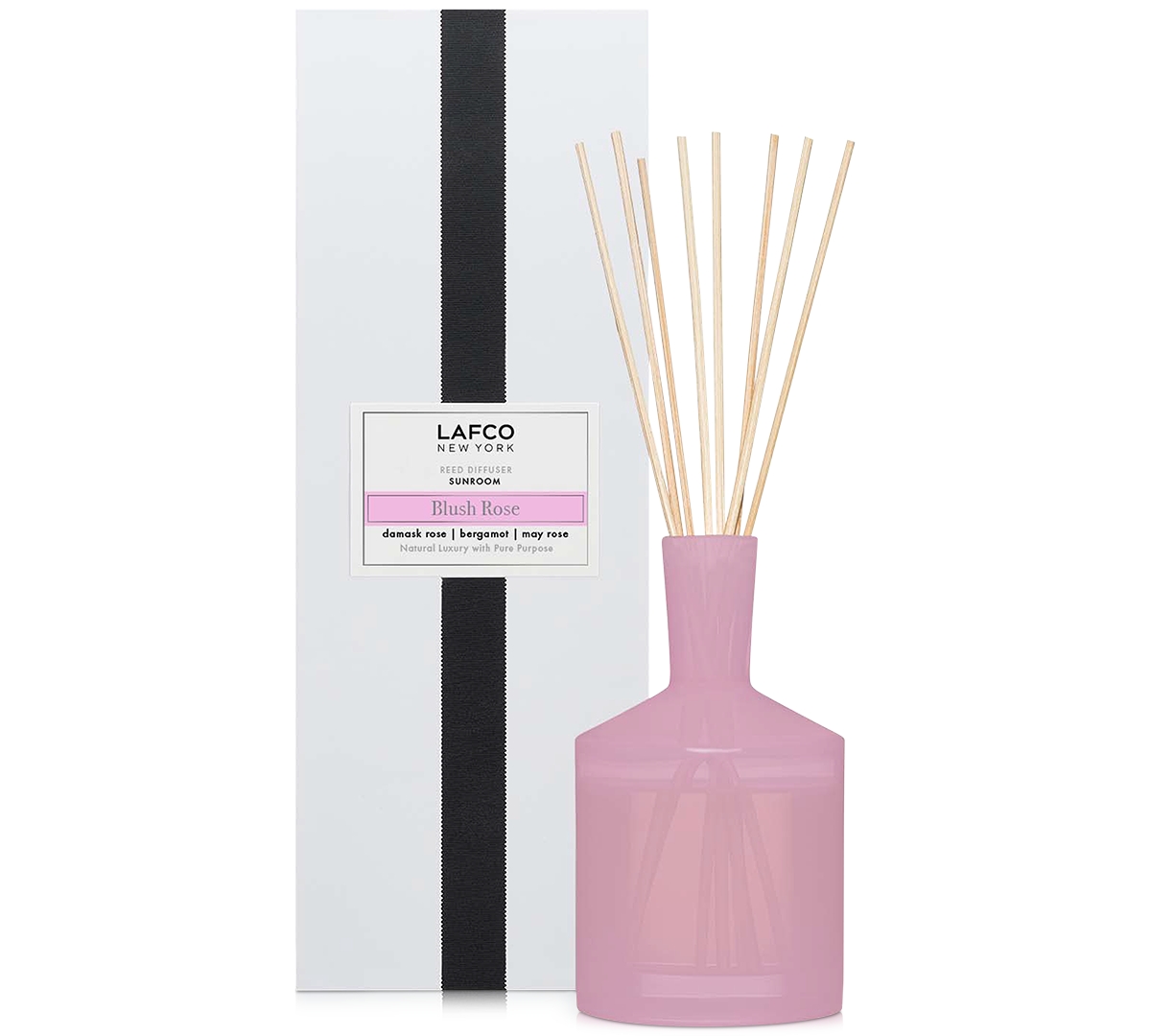 Lafco New York Blush Rose Classic Reed Diffuser, 6 Oz.