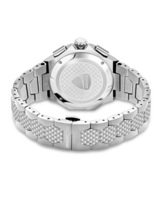 Ducati Corse Men's Motore Chronograph Silver-Tone Stainless