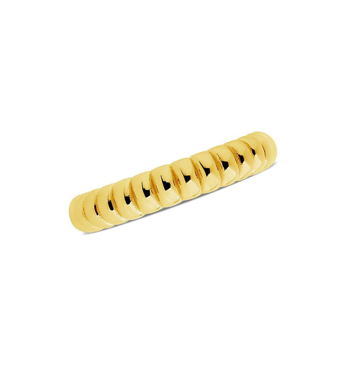 Sterling Forever Bubble Band Ring - Gold-plated